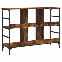 vidaXL Sideboard Storage Cabinet Cupboard Cabinet Highboard Engineered Wood - smoked oak, 102 x 32 x 73.5 cm - Additional view 5
