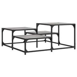 vidaXL Coffee Table Hall Side End Table Sofa Table Grey Sonoma Engineered Wood