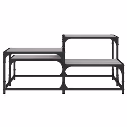 vidaXL Coffee Table Hall Side End Table Sofa Table Grey Sonoma Engineered Wood - Additional view 4