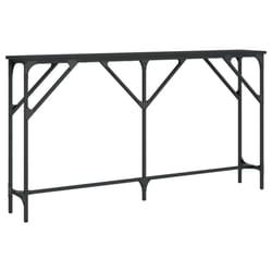 vidaXL Console Table Tea End Table Hallway Sofa Couch Table Engineered Wood - black, 140 x 23 x 75 cm