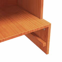 vidaXL Shoe Cabinet Wooden Shoe Cabinet Shoe Storage Shelf Solid Wood Pine - 52 x 30 x 104 cm - Additional view 6