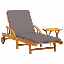 VidaXL 3206363, Lounge, Padded seat, Acacia wood, Grey, 110 kg, 680 mm