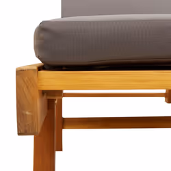 VidaXL 3206373 outdoor chair Lounge Padded seat Acacia wood Grey - Additional view 5