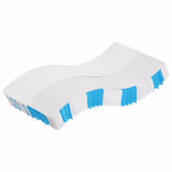 VidaXL 372838, Innerspring mattress, Medium, Black, White, Polyester, Adults & Children, Polyester