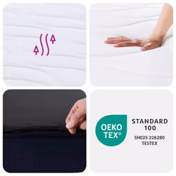 VidaXL 372849 mattress Single/Full size High density foam mattress - Additional view 8