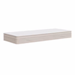 VidaXL 372873, Mini Single size, Innerspring mattress, Medium, Black, Khaki, White, Polyester, Foam
