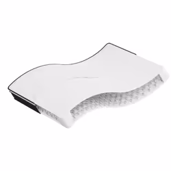 VidaXL 372941, Single/Full size, Innerspring mattress, Medium, Black, Grey, White, Polyester, Polyester