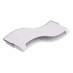 VidaXL 372969, Single/Full size, Innerspring mattress, Medium, Black, White, Adults, Polyester
