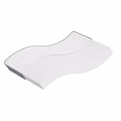 VidaXL 373008, Single/Full size, High density foam mattress, Soft, Grey, White, Polyester, Polyester