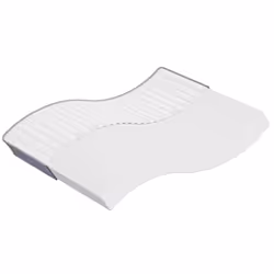 VidaXL 373011, Double/Full size, High density foam mattress, Medium, Dark Grey, White, Polyester, Polyester