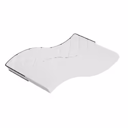 VidaXL 373013, Single/Full size, High density foam mattress, Soft, Grey, White, Polyester, Polyester