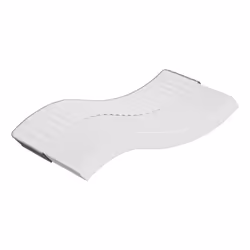 VidaXL 373021, Single/Full size, High density foam mattress, Soft, Grey, White, Adults, Polyester