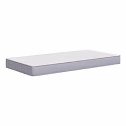VidaXL 373022, Double/Full size, High density foam mattress, Medium, Grey, White, Polyester, Foam