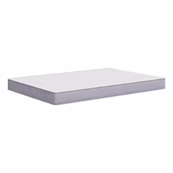 VidaXL 373023, Double/Full size, High density foam mattress, Medium, Grey, White, Polyester, Foam