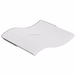VidaXL 373026, Double/Twin size, High density foam mattress, Medium, Grey, White, Polyester, Polyester