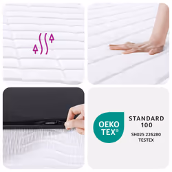 VidaXL 373040 mattress Single/Full size High density foam mattress - Additional view 8