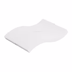 VidaXL 373049, High density foam mattress, Medium, White, Polyester, 1400 mm, 1900 mm