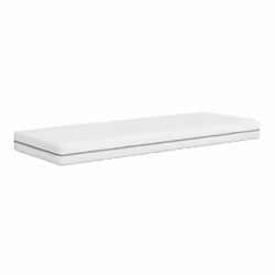 VidaXL 373056, Mini Single size, High density foam mattress, Medium, White, Polyester, Foam