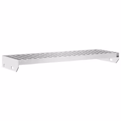 vidaXL Grate Step Metal Garden Stair Anti-slip Patio Stairs Galvanised Steel - forge welded, 70 x 24 x 7 cm - Additional view 5