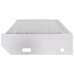 vidaXL Grate Step Metal Garden Stair Anti-slip Patio Stairs Galvanised Steel - press locked, 60 x 24 x 7 cm - Additional view 4