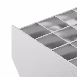 vidaXL Grate Step Metal Garden Stair Anti-slip Patio Stairs Galvanised Steel - press locked, 60 x 24 x 7 cm - Additional view 6
