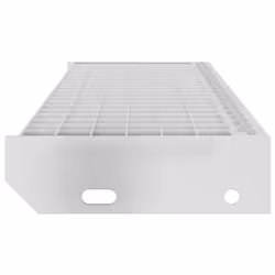 vidaXL Grate Step Metal Garden Stair Anti-slip Patio Stairs Galvanised Steel - press locked, 90 x 24 x 7 cm - Additional view 4