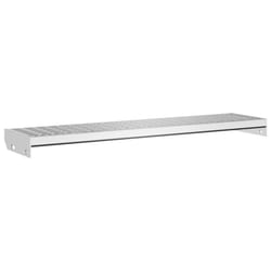 vidaXL Grate Step Metal Garden Stair Anti-slip Patio Stairs Galvanised Steel - press locked, 100 x 24 x 7 cm
