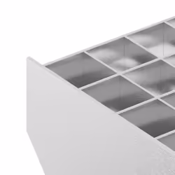 vidaXL Grate Step Metal Garden Stair Anti-slip Patio Stairs Galvanised Steel - press locked, 100 x 24 x 7 cm - Additional view 6