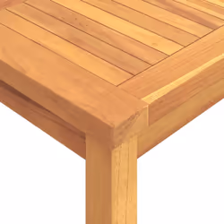 vidaXL Garden Dining Set Outdoor Table and Chairs Solid Wood Teak - 80 cm table length/ 2 piece - Additional view 9