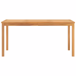 vidaXL Garden Dining Set Outdoor Table and Chairs Solid Wood Teak - 160 cm table length/ 4 piece - Additional view 8