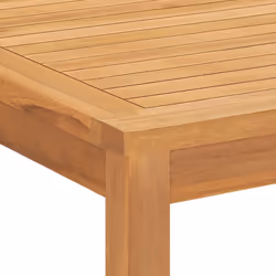 vidaXL Garden Dining Set Outdoor Table and Chairs Solid Wood Teak - 160 cm table length/ 4 piece - Additional view 9