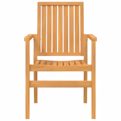 vidaXL Garden Dining Set Outdoor Table and Chairs Solid Wood Teak - 180 cm table length/ 4 piece - Additional view 4