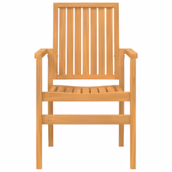 vidaXL Garden Dining Set Outdoor Table and Chairs Solid Wood Teak - 180 cm table length/ 6 piece - Additional view 4