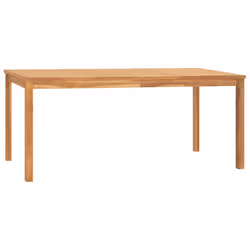 vidaXL Garden Dining Set Outdoor Table and Chairs Solid Wood Teak - 180 cm table length/ 6 piece - Additional view 7