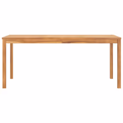 vidaXL Garden Dining Set Outdoor Table and Chairs Solid Wood Teak - 180 cm table length/ 6 piece - Additional view 8