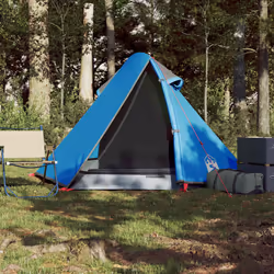 vidaXL Camping Tent 2 Persons Outdoor Hiking Portable Dome Tent Waterproof - blue