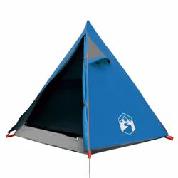 vidaXL Camping Tent 2 Persons Outdoor Hiking Portable Dome Tent Waterproof - blue - Additional view 4