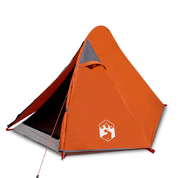 vidaXL Camping Tent 2 Persons Outdoor Hiking Portable Dome Tent Waterproof - orange