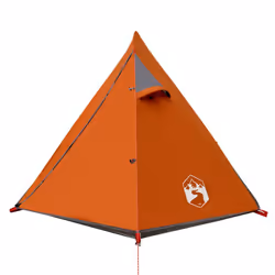 vidaXL Camping Tent 2 Persons Outdoor Hiking Portable Dome Tent Waterproof - orange - Additional view 5