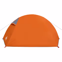 vidaXL Camping Tent 2 Persons Outdoor Hiking Portable Dome Tent Waterproof - orange - Additional view 6