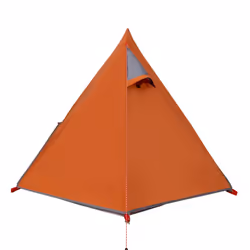 vidaXL Camping Tent 2 Persons Outdoor Hiking Portable Dome Tent Waterproof - orange - Additional view 7