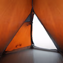 vidaXL Camping Tent 2 Persons Outdoor Hiking Portable Dome Tent Waterproof - orange - Additional view 8