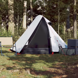 vidaXL Camping Tent 2 Persons Outdoor Hiking Portable Dome Tent Waterproof - white