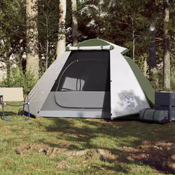 vidaXL Camping Tent 2 Persons Outdoor Hiking Portable Dome Tent Waterproof - green