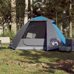 vidaXL Camping Tent 2 Persons Outdoor Hiking Portable Dome Tent Waterproof - blue