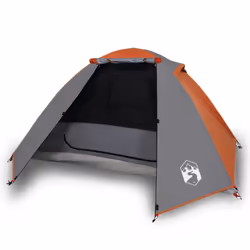 vidaXL Camping Tent 2 Persons Outdoor Hiking Portable Dome Tent Waterproof - orange