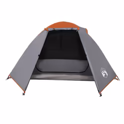 vidaXL Camping Tent 2 Persons Outdoor Hiking Portable Dome Tent Waterproof - orange - Additional view 4