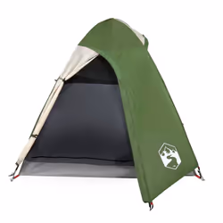 vidaXL Camping Tent 4 Persons Portable Outdoor Hiking Dome Tent Waterproof - green, 254 x 135 x 112 cm - Additional view 4