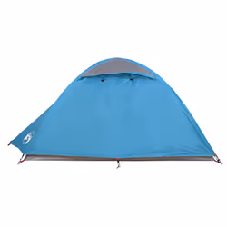 vidaXL Camping Tent 4 Persons Portable Outdoor Hiking Dome Tent Waterproof - blue, 254 x 135 x 112 cm - Additional view 6
