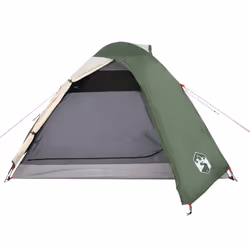 vidaXL Camping Tent 4 Persons Portable Outdoor Hiking Dome Tent Waterproof - green, 264 x 210 x 125 cm - Additional view 4